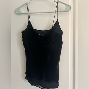 Vintage J Crew Silk Camisole top, Black size 0